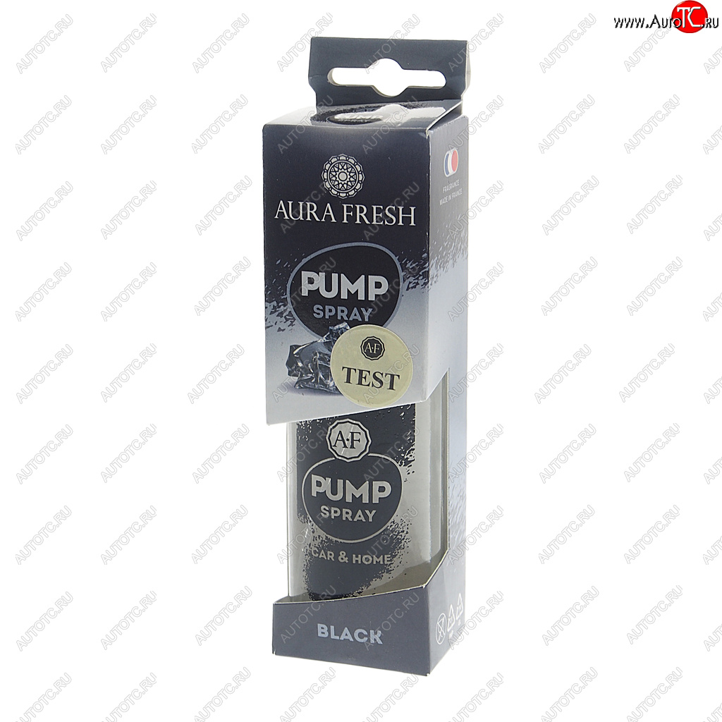 359 р. Ароматизатор спрей (black) 50мл Pump Spray AURA FRESH AURA FRESH 23359  с доставкой в г. Керчь