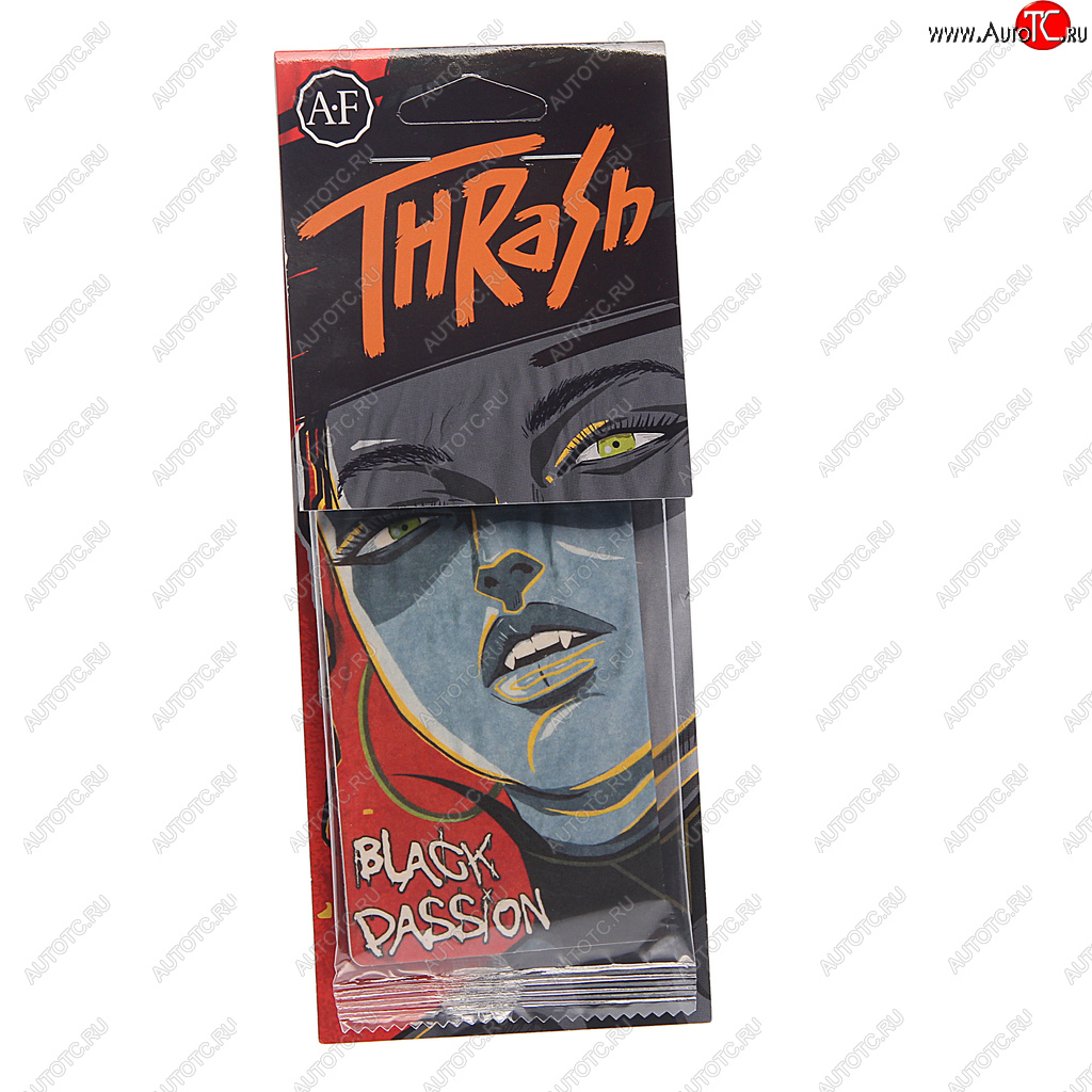 114 р. Ароматизатор подвесной пластина (Black) Thrash AURA FRESH AURA FRESH 23400  с доставкой в г. Керчь