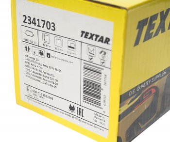 2 899 р. Колодки тормозные задние (4шт.) TEXTAR Opel Astra H хэтчбек 5дв дорестайлинг (2004-2007)  с доставкой в г. Керчь. Увеличить фотографию 3