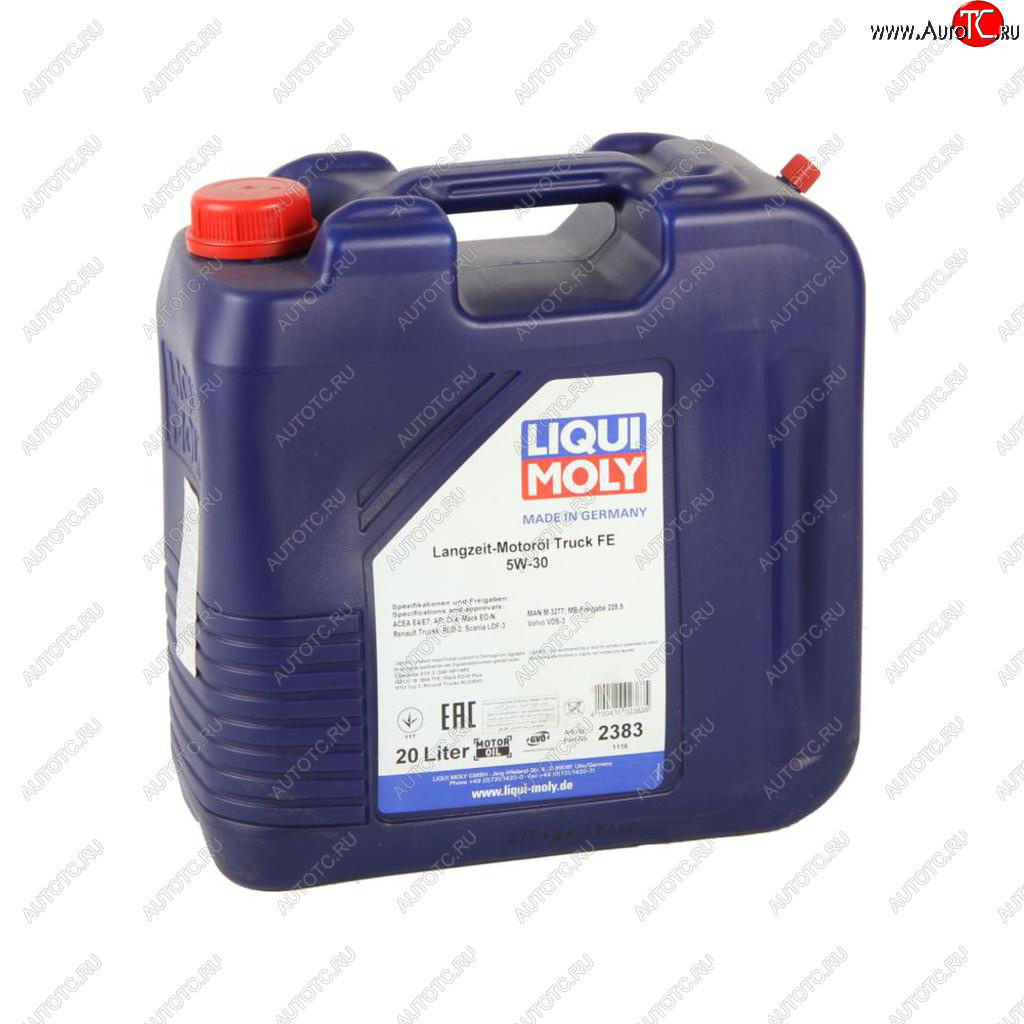 40 999 р. Масло дизельное HC LANGZEIT-MOTOROIL Truck FE E4E7 5W30 синт.20л LIQUI MOLY LIQUI MOLY 2383  с доставкой в г. Керчь
