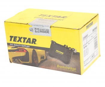 3 169 р. Колодки тормозные передние (4шт.) TEXTAR Subaru Legacy BE,B12 седан (1998-2003)  с доставкой в г. Керчь. Увеличить фотографию 2