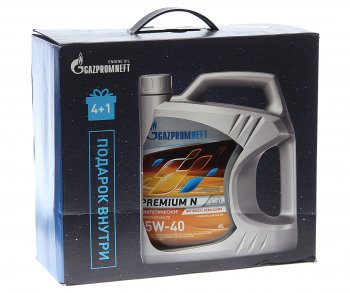 2 399 р. Масло моторное Premium N SNCFA3B4 5W40 синт.4+1л GAZPROMNEFT GAZPROMNEFT 2389900144a  с доставкой в г. Керчь. Увеличить фотографию 3