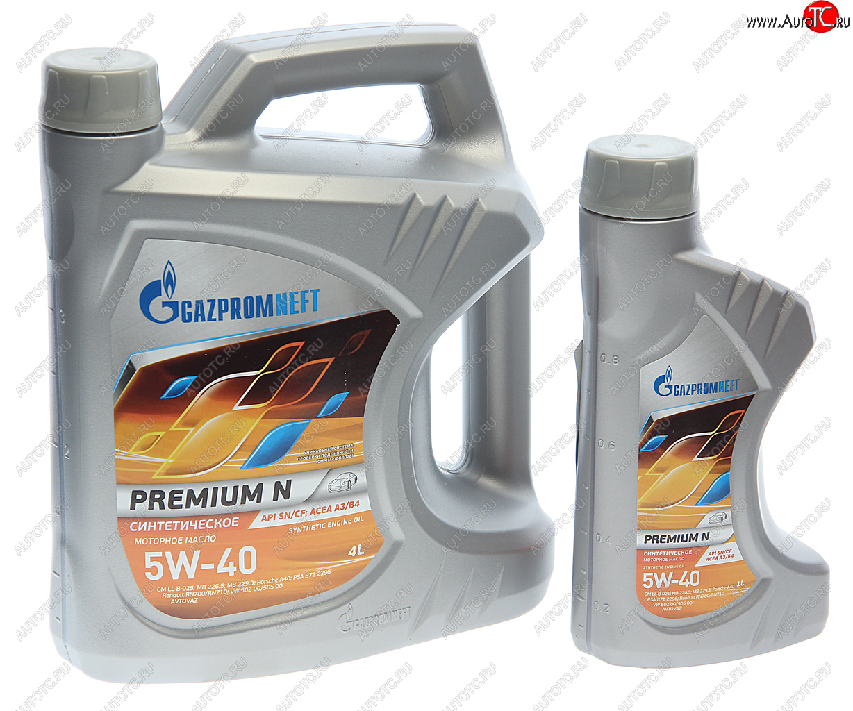 2 399 р. Масло моторное Premium N SNCFA3B4 5W40 синт.4+1л GAZPROMNEFT GAZPROMNEFT 2389900144a  с доставкой в г. Керчь