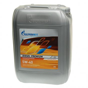 9 849 р. Масло дизельное DIESEL PREMIUM CI-4SLE7E5 5W40 псинт.20л17.6кг GAZPROMNEFT GAZPROMNEFT 2389901209  с доставкой в г. Керчь. Увеличить фотографию 1