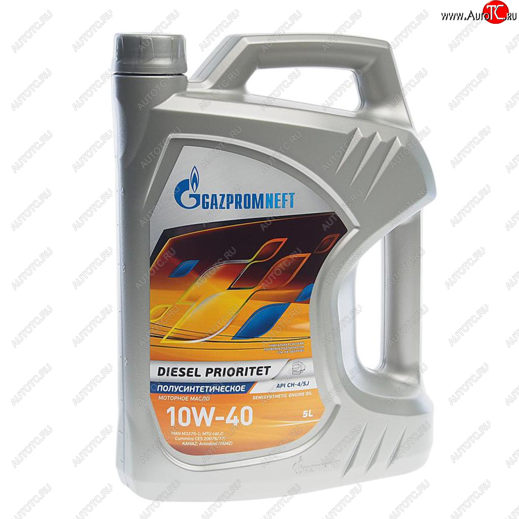 1 989 р. Масло дизельное DIESEL PRIORITET CH-4SJ 10W40 псинт.5л GAZPROMNEFT GAZPROMNEFT 2389901344  с доставкой в г. Керчь