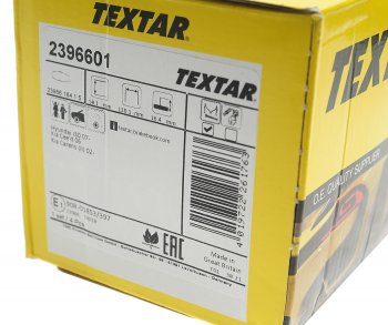 3 699 р. Колодки тормозные передние (4шт.) TEXTAR Hyundai I30 FD универсал дорестайлинг (2007-2010)  с доставкой в г. Керчь. Увеличить фотографию 3