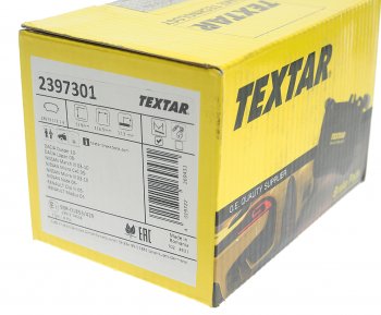 2 879 р. Колодки тормозные передние (4шт.) TEXTAR Renault Clio KH98 дорестайлинг универсал (2012-2016)  с доставкой в г. Керчь. Увеличить фотографию 3
