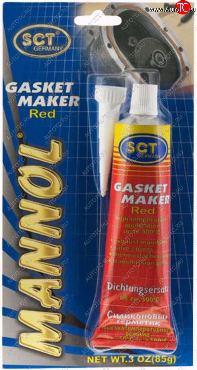 329 р. Герметик прокладка красный термостойкий 85мл -50С+300С 85г Gasket Maker Red 9914 MANNOL MANNOL 2409  с доставкой в г. Керчь