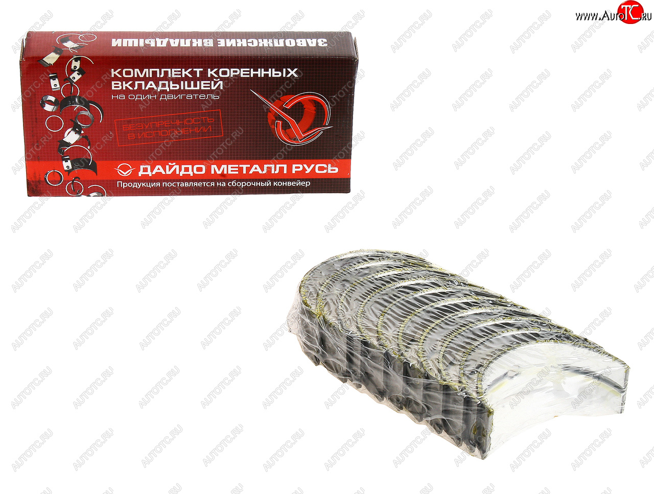 1 159 р. Вкладыши ГАЗ-24,УАЗ коренные d+0.25 ДАЙДО МЕТАЛЛ РУСЬ Дайдо Металл Русь 24-1000102-21  с доставкой в г. Керчь