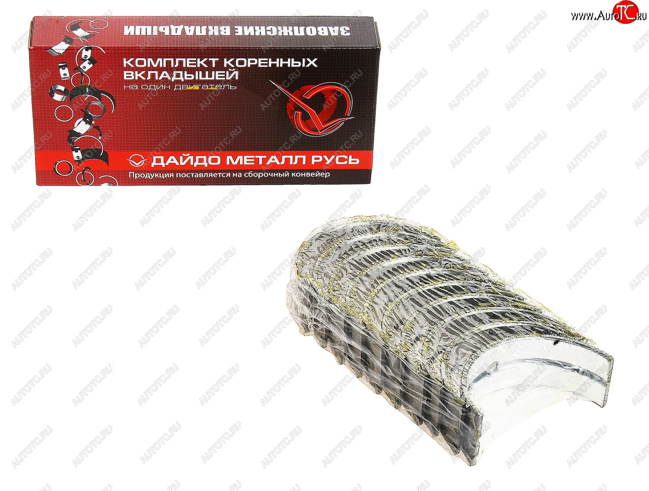 1 179 р. Вкладыши ГАЗ-24,УАЗ коренные d+0.50 ДАЙДО МЕТАЛЛ РУСЬ Дайдо Металл Русь 24-1000102-31  с доставкой в г. Керчь