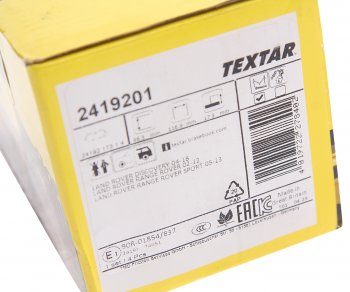 3 899 р. Колодки тормозные задние (4шт.) TEXTAR Land Rover Discovery 4 L319 (2009-2016)  с доставкой в г. Керчь. Увеличить фотографию 4