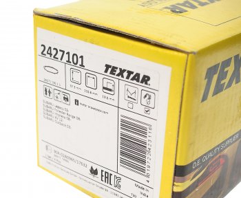 4 299 р. Колодки тормозные задние (4шт.) TEXTAR Subaru Forester SH (2008-2013)  с доставкой в г. Керчь. Увеличить фотографию 3