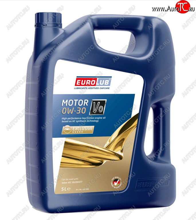 9 449 р. Масло моторное MOTOR VO A5B5 0W30 синт.5л EUROLUB EUROLUB 243005  с доставкой в г. Керчь