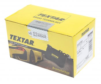 3 689 р. Колодки тормозные передние (4шт.) TEXTAR Toyota Auris E150 хэтчбэк 5 дв. дорестайлинг (2006-2010)  с доставкой в г. Керчь. Увеличить фотографию 3