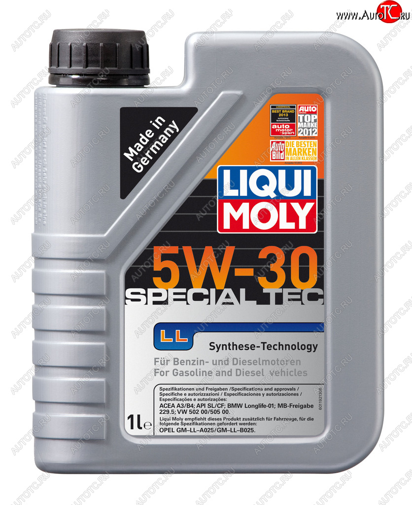 1 999 р. Масло моторное SPECIAL TEC LL 5W30 синт.1л LIQUI MOLY LIQUI MOLY 2447  с доставкой в г. Керчь