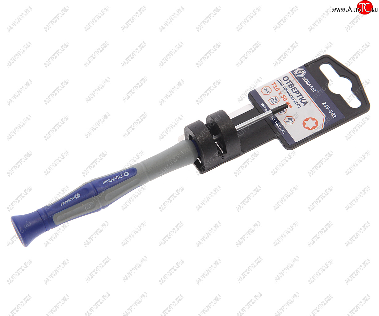 133 р. Отвертка TORX T10х50мм магнитная КОБАЛЬТ КОБАЛЬТ 245-381  с доставкой в г. Керчь