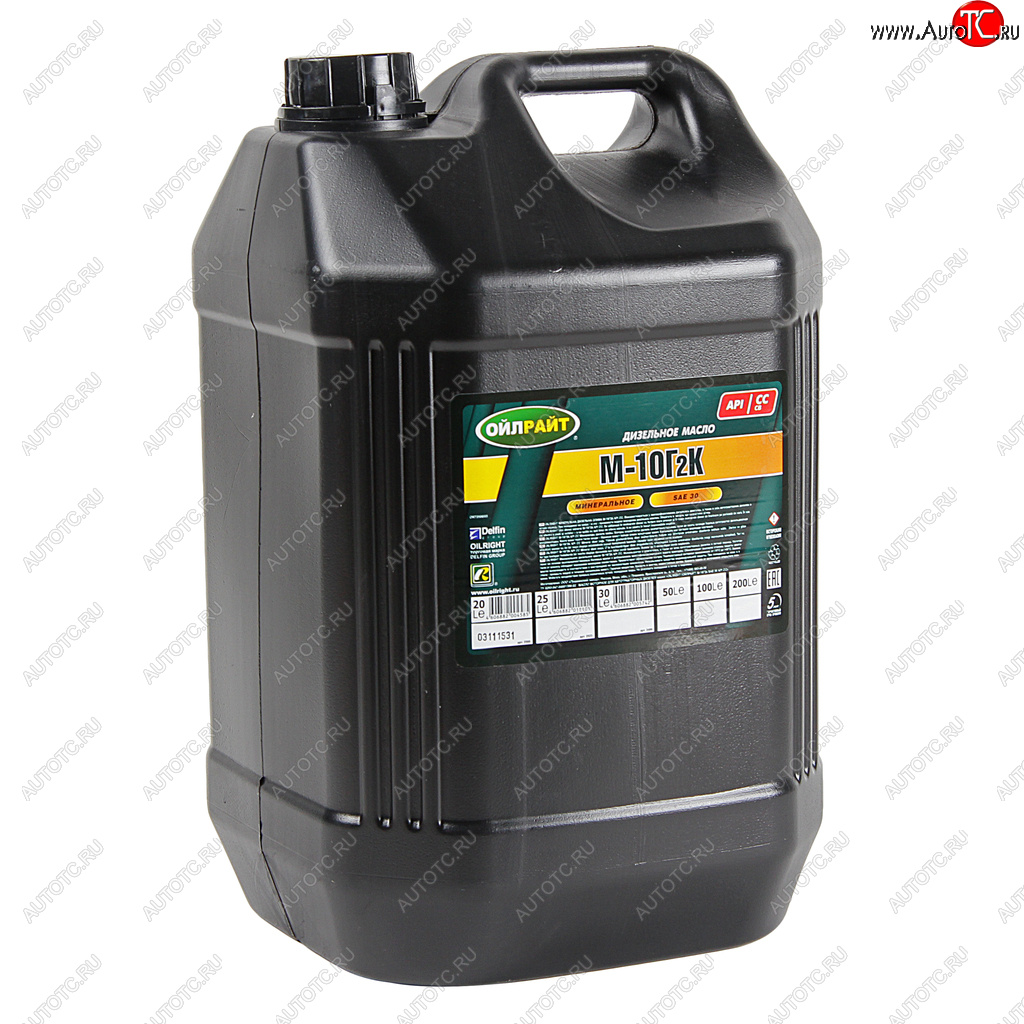 3 099 р. Масло дизельное М10Г2К мин.20л OIL RIGHT OIL RIGHT 2500  с доставкой в г. Керчь