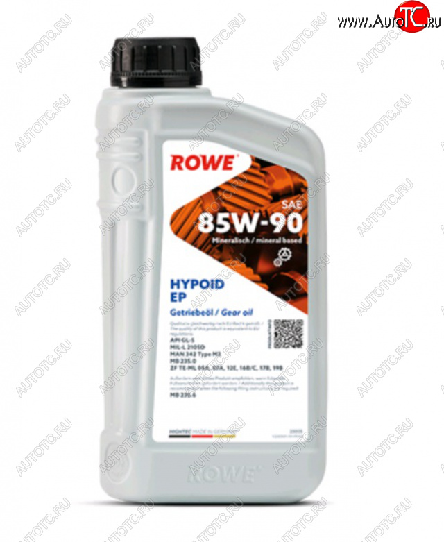 979 р. Масло трансмиссионное HIGHTEC HYPOID EP 85W90 GL-5 мин.1л ROWE ROWE 25005-0010-99 ROWE 25005-0010-99  с доставкой в г. Керчь