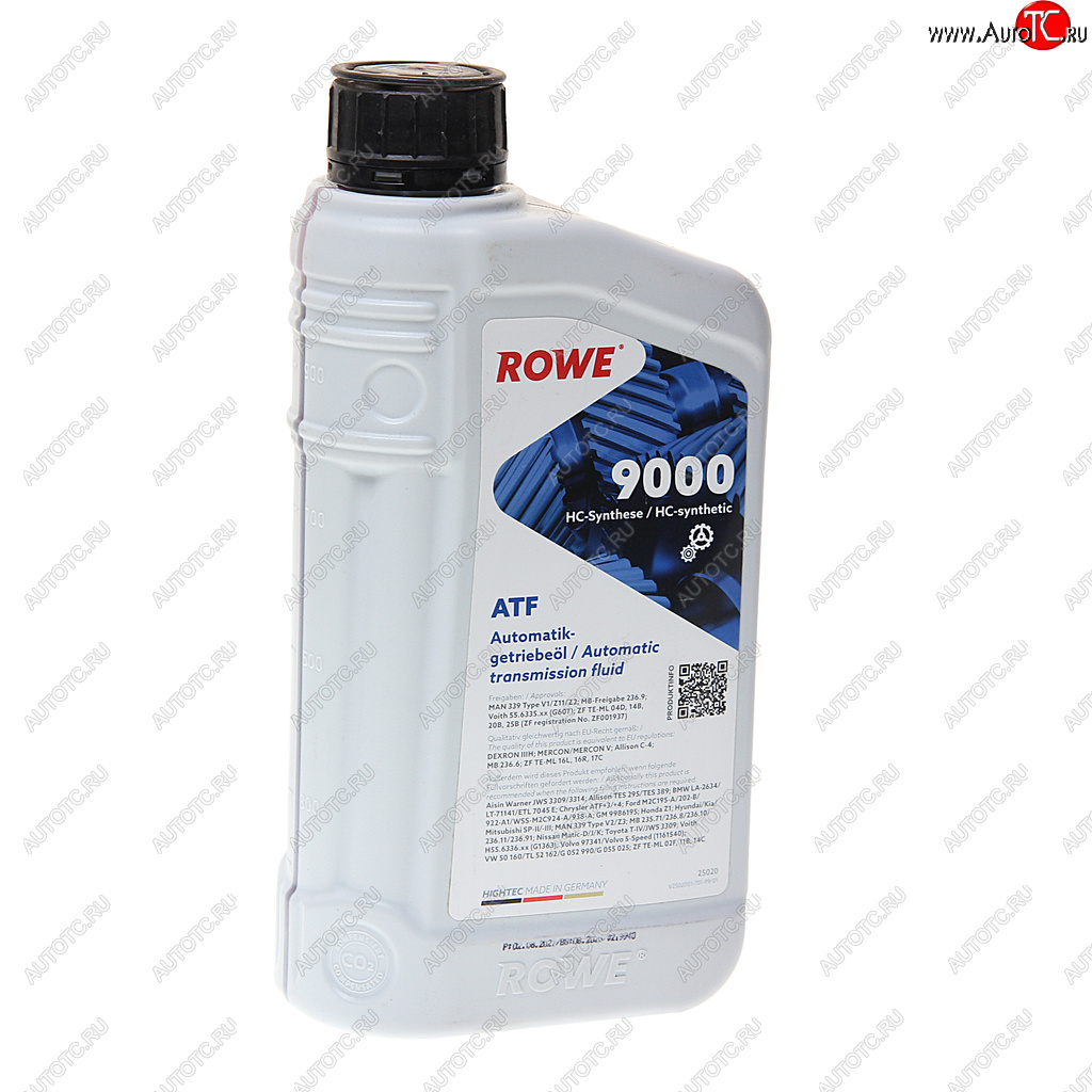 1 699 р. Масло трансмиссионное HIGHTEC ATF 9000 DEXRON IIIH синт.1л красное ROWE ROWE 25020-0010-99 ROWE 25020-0010-99  с доставкой в г. Керчь