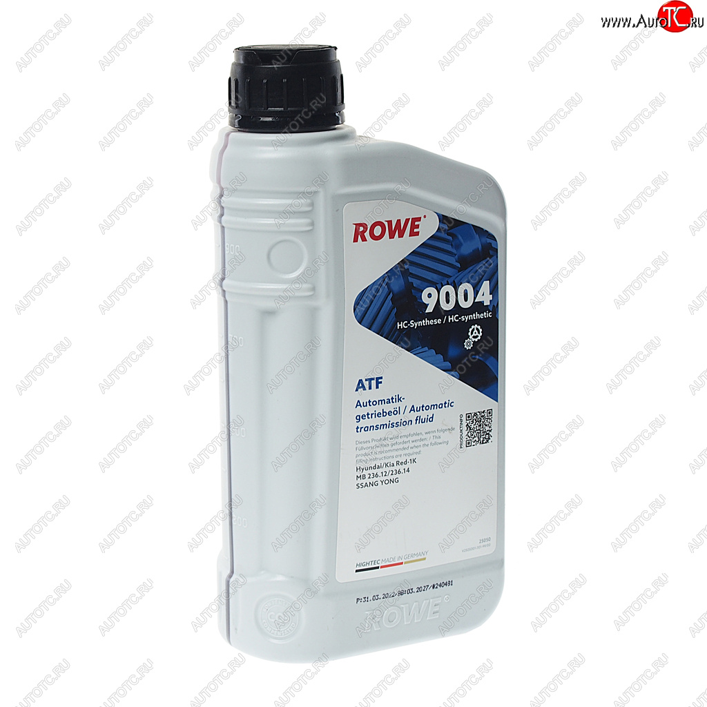 1 879 р. Масло трансмиссионное HIGHTEC ATF 9004 синт.1л красное ROWE ROWE 25050-0010-99  с доставкой в г. Керчь