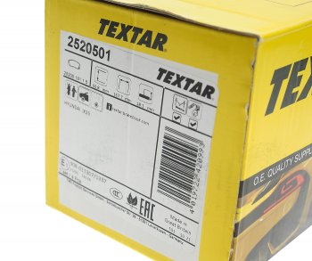 4 649 р. Колодки тормозные передние (4шт.) TEXTAR Hyundai Solaris RBr седан дорестайлинг (2010-2014)  с доставкой в г. Керчь. Увеличить фотографию 3