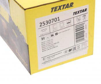 4 399 р. Колодки тормозные задние (4шт.) TEXTAR BMW 3 серия F31 универсал рестайлинг (2015-2018)  с доставкой в г. Керчь. Увеличить фотографию 3