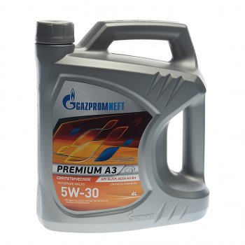 2 399 р. Масло моторное PREMIUM A3 SLCFA3B4 5W30 синт.4л GAZPROMNEFT GAZPROMNEFT 253142485  с доставкой в г. Керчь. Увеличить фотографию 1