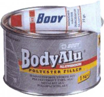 Шпатлевка с алюминиевым наполнителем PRO F255 ALU 1кг BODY BODY 2550800001