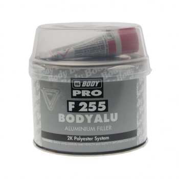 Шпатлевка с алюминиевым наполнителем PRO F255 ALU 0.25кг BODY BODY 2550800050