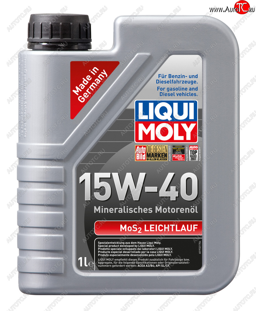 1 569 р. Масло моторное SUPER MOTOR OIL MoS2 15W40 мин.1л LIQUI MOLY LIQUI MOLY 2570  с доставкой в г. Керчь