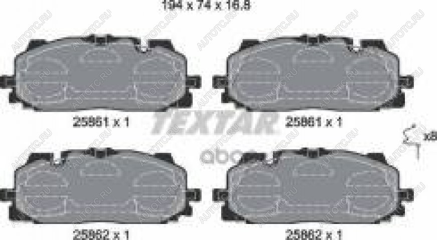 10 699 р. Колодки тормозные передние (4шт.) TEXTAR Audi A4 B8 дорестайлинг, седан (2007-2011)  с доставкой в г. Керчь