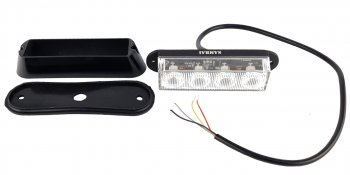 1 289 р. Фонарь импульсный 1224 (4 светодиода) 18 режимов стационарный LED LT LED TECHNOLOGY 25b-4  с доставкой в г. Керчь. Увеличить фотографию 2