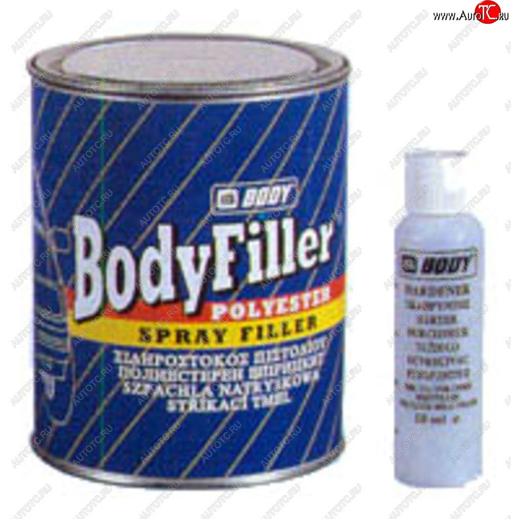 2 399 р. Шпатлевка жидкая полиэфирная с отвердителем FILLER 260 1л BODY BODY 2600300001  с доставкой в г. Керчь