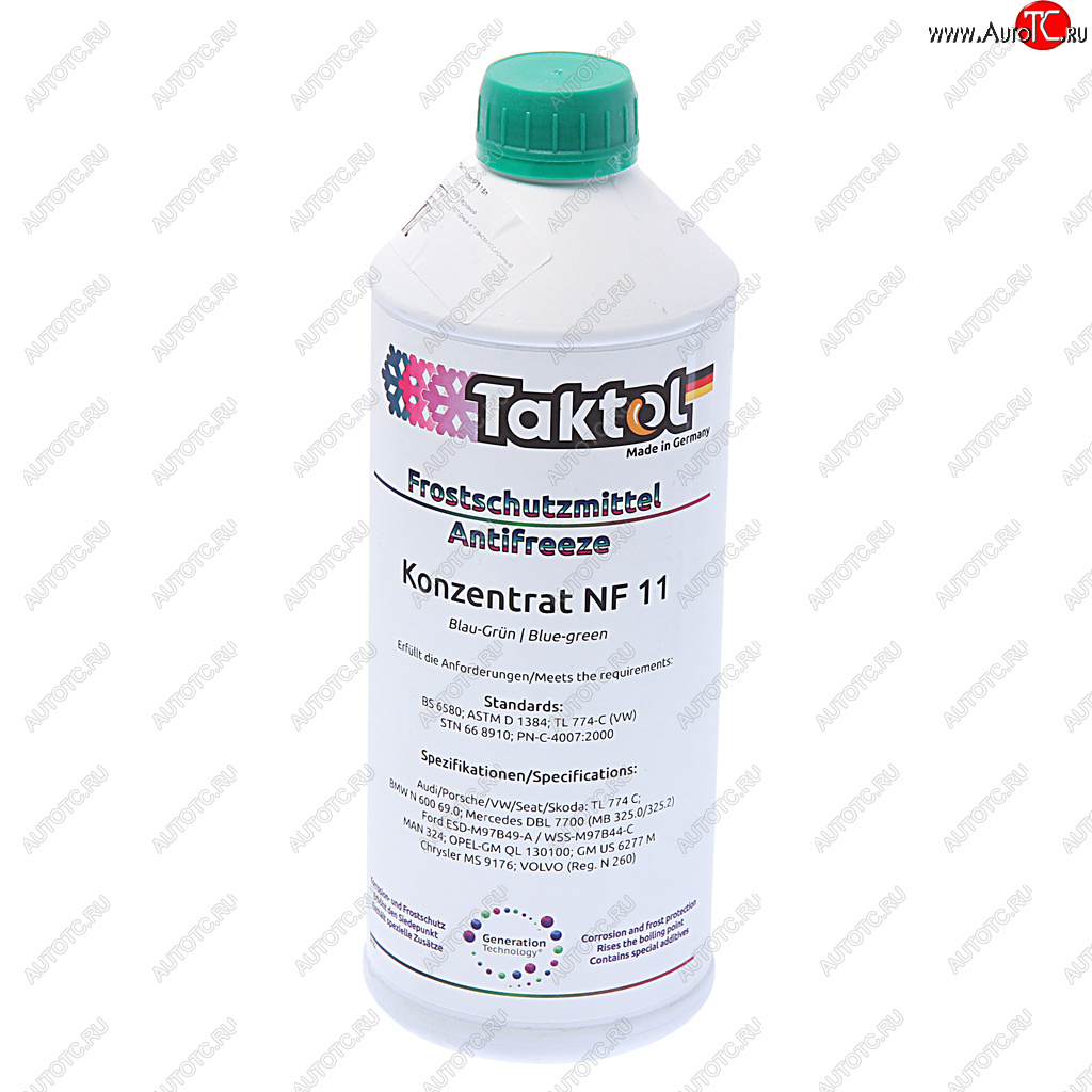1 089 р. Антифриз сине-зеленый концентрат 1.5л NF11 TAKTOL TAKTOL 26008 TAKTOL 26008  с доставкой в г. Керчь