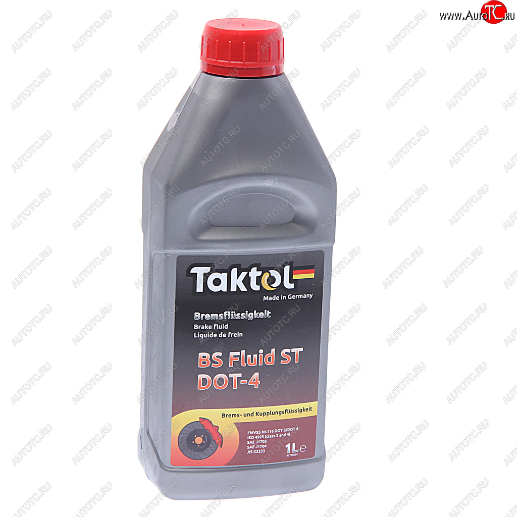 1 189 р. Жидкость тормозная DOT-4 1л TAKTOL TAKTOL 26012  с доставкой в г. Керчь