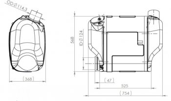 120 999 р. Глушитель IVECO Stralis с катализатором (ЕВРО-5) DINEX DINEX 28477  с доставкой в г. Керчь. Увеличить фотографию 2