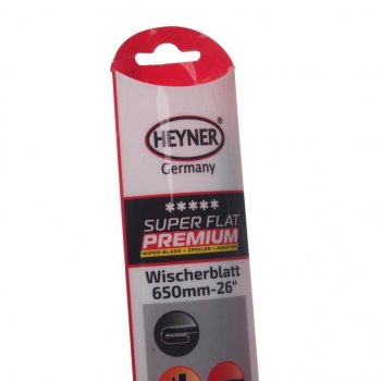 1 259 р. Щетка стеклоочистителя 650мм бескаркасная Super Flat Premium HEYNER HEYNER 286000  с доставкой в г. Керчь. Увеличить фотографию 2