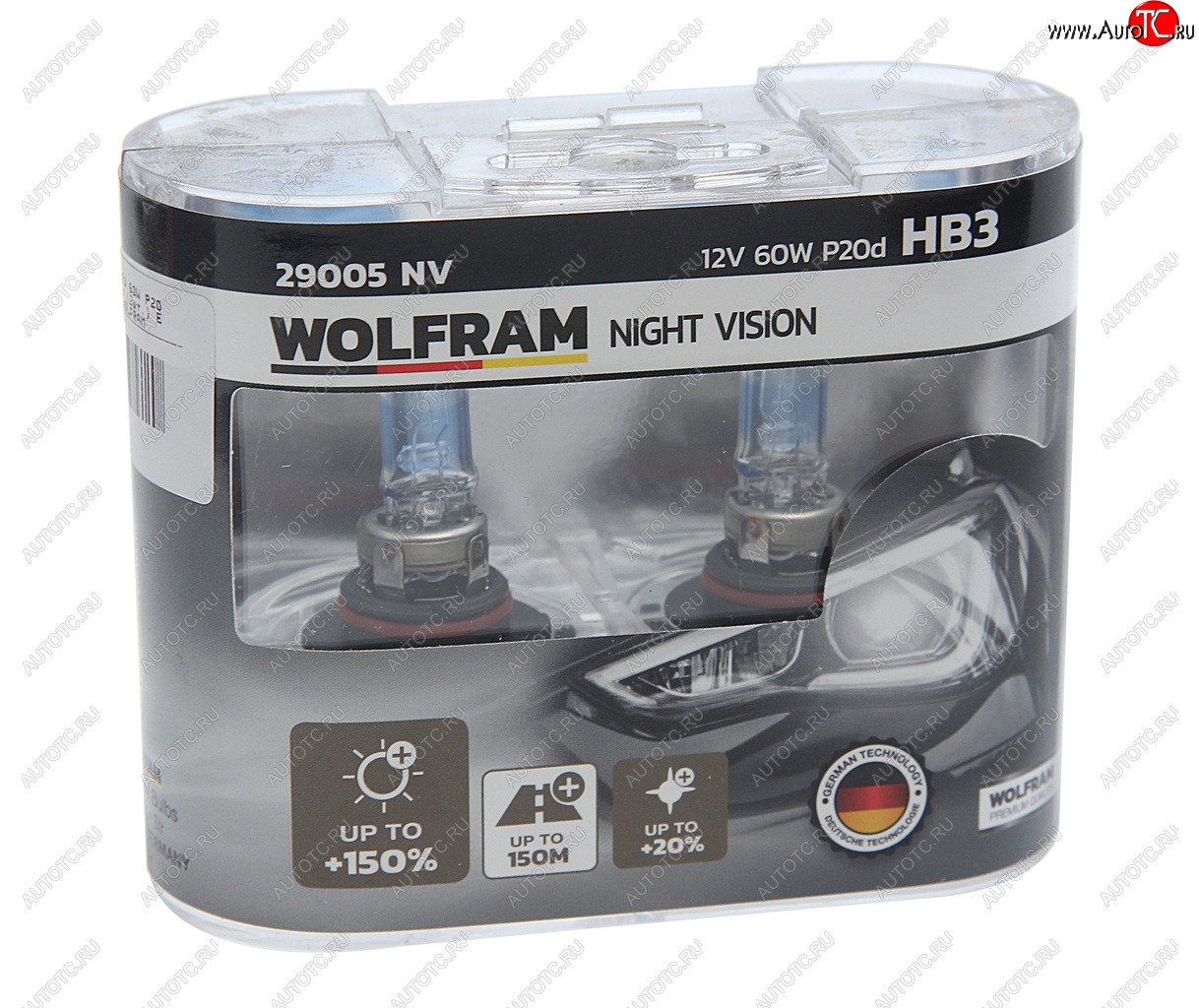 1 899 р. Лампа 12V HB3 60W P20d +150% бокс (2шт.) Extra Light WOLFRAM WOLFRAM 29005nv WOLFRAM 29005nv  с доставкой в г. Керчь