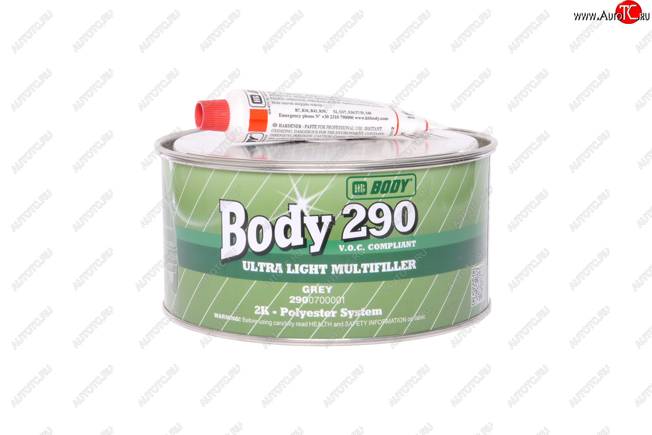 1 399 р. Шпатлевка доводочная ULTRA LIGHT 290 1л BODY BODY 2901300001  с доставкой в г. Керчь