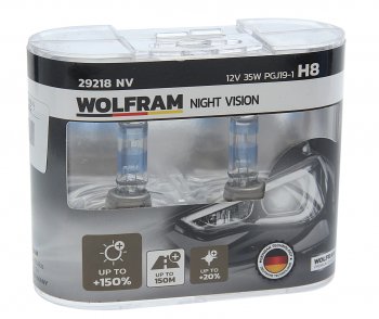 2 579 р. Лампа 12V H8 35W PGJ19-1 +150% бокс (2шт.) Extra Light WOLFRAM WOLFRAM 29218nv  с доставкой в г. Керчь. Увеличить фотографию 1