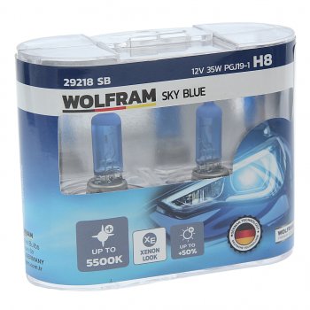 2 159 р. Лампа 12V H8 35W PGJ19-1 бокс (2шт.) White Light WOLFRAM WOLFRAM 29218sb  с доставкой в г. Керчь. Увеличить фотографию 1