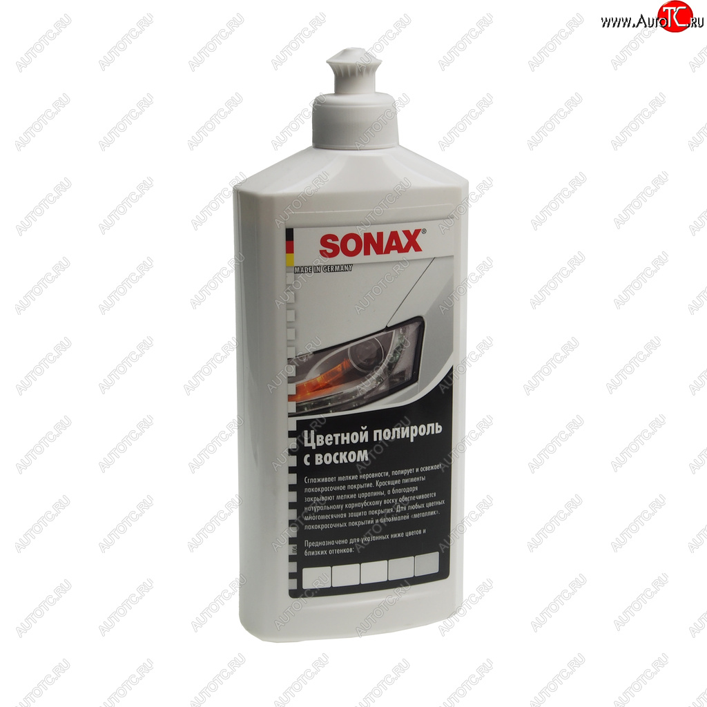 979 р. Полироль кузова белая 500мл SONAX SONAX 296000  с доставкой в г. Керчь