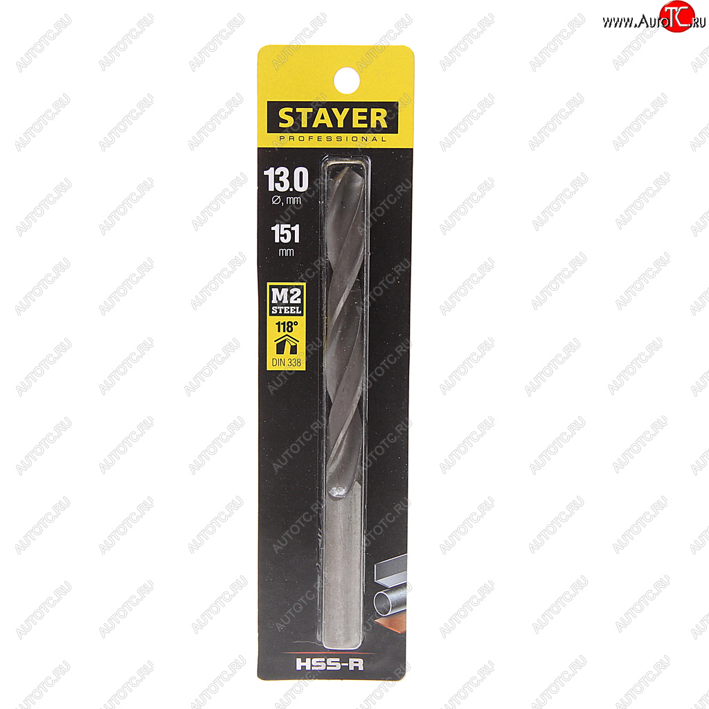 519 р. Сверло по металлу 13.0х151мм HSS STAYER STAYER 29602-13  с доставкой в г. Керчь