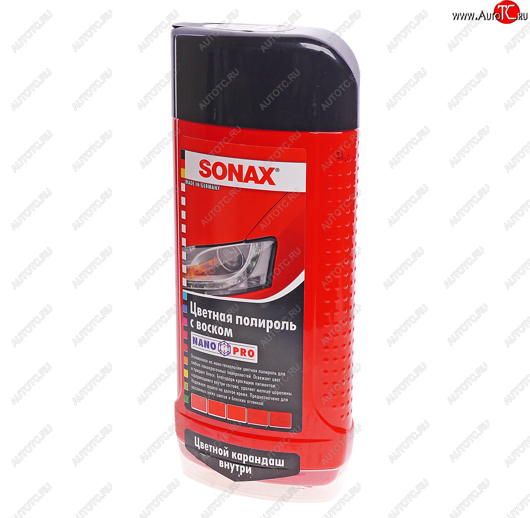 979 р. Полироль кузова красная 500мл SONAX SONAX 296400  с доставкой в г. Керчь