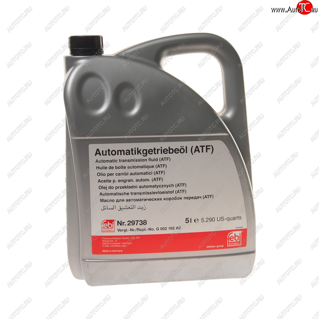 8 749 р. Масло трансмиссионное VAG ATF для АКПП 5л ATF Tiptronic FEBI FEBI 29738  с доставкой в г. Керчь