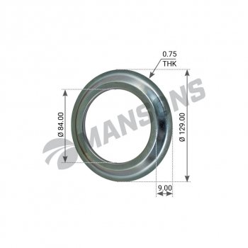 84 р. Кольцо BPW (ECO) маслоотражающее ступицы (6.5-9т) MANSONS MANSONS 300.011  с доставкой в г. Керчь. Увеличить фотографию 1