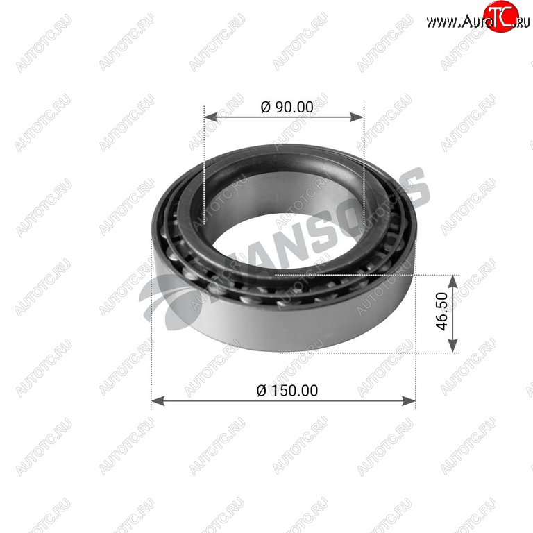 2 869 р. Подшипник ступицы BPW (90x150x45) MANSONS MANSONS 300.014  с доставкой в г. Керчь
