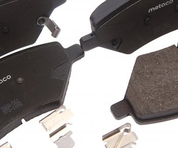 2 959 р. Колодки тормозные передние (4шт.) METACO Chery Tiggo 5 (T21) дорестайлинг (2014-2017)  с доставкой в г. Керчь. Увеличить фотографию 2