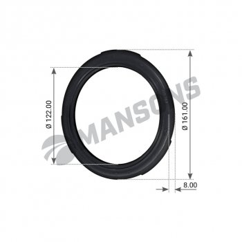 Сальник BPW (ECO Plus) ступицы (8-9т) полиамид MANSONS MANSONS 300.168