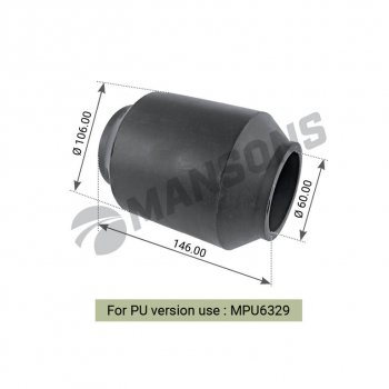 1 239 р. Сайлентблок BPW рессоры (60x107x146) MANSONS MANSONS 300.332  с доставкой в г. Керчь. Увеличить фотографию 1